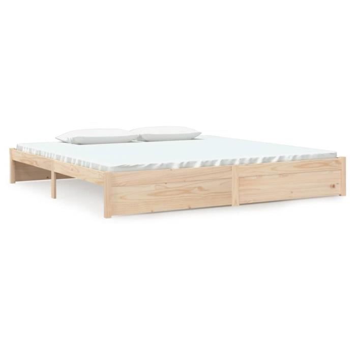 VidaXL Bed Frames Solid Wood 200x200 Cm 814969