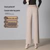 Mom's 2025 Autumn High-Waisted Elastic Wool Pants for Women - Middle-Aged & Elderly