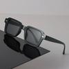 Square Sunglasses Women Men Trendy Stylish Mirror Minimalist Lens Sun Glasses Female Male Retro Personality