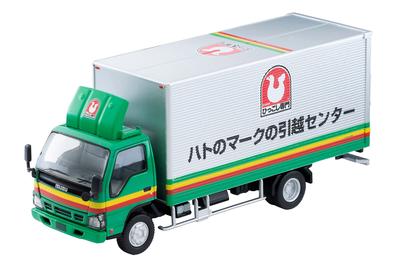 Tomica Limited Vintage Neo Isuzu Elf Panel Van Pigeon Mark Moving Center Produto concluído 1/64 LV-N285a