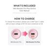 Medicube AGE-R Booster Pro Mini Plus (Pink) Skincare Facial Device, Lifting, Wrinkle Relief, 5 Minutes a Day, Experience a Trip to Korea, Vibration Ca
