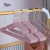 10/20/50pcs-Metal Seamless Anti Slip Clothes Hanger Is Durable and Sturdy Saving Home Space