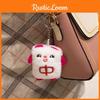 Mahjong Chess Capybara Dice Cartoon Plush Figurine Toy Keyring Bag Decor Pendant