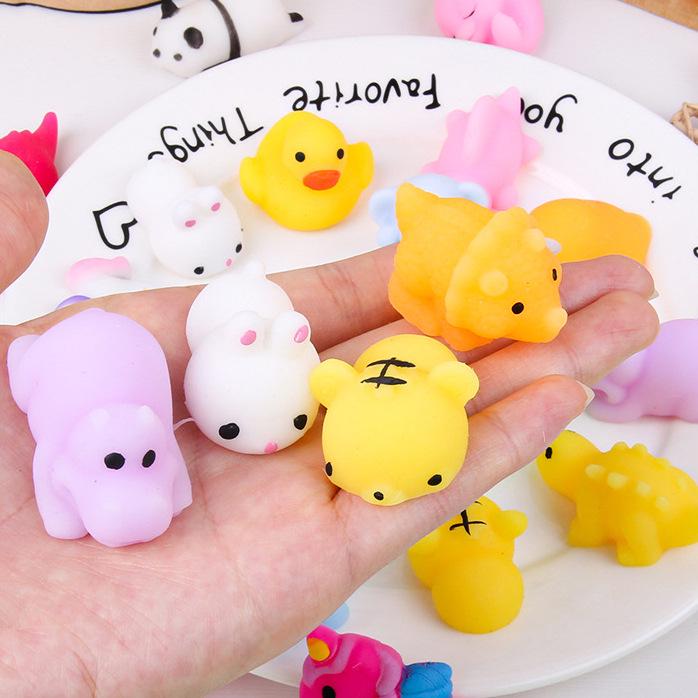 Gacha Squeeze Toy: Cute Animal TPR Silicone Decompression Figure