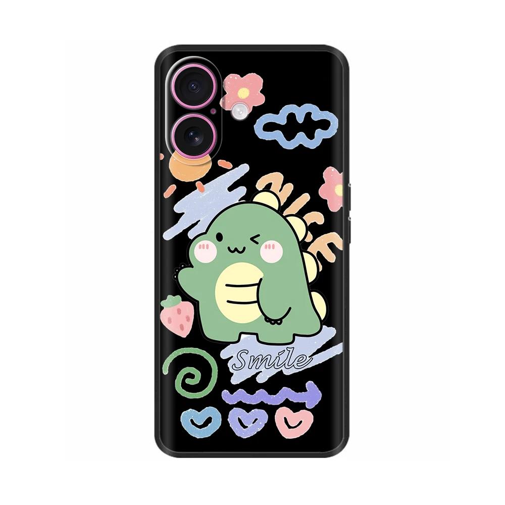 Case For Apple iPhone 16 16 Pro Max Plus Heart Butterfly Full Protection Soft Liquid Silicone Cover for iPhone 16 Plus Pro Max