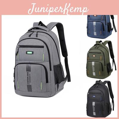 Unisex Large Capacity Oxford Backpack With Breathable Design 16in Laptop Compartment For Teens School Travel Essentials