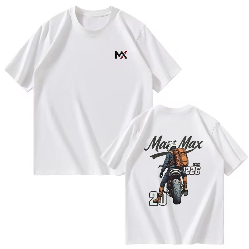 Marsmax Ummer Brand Bestseller Trend 100 Pure Cotton Versatile Unisex Tshirt Daily Street Sweatabsorbing Breathable Short Sleeve