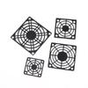 2Pcs Plastic PC Fan Dust Filter Cover Dustproof Protector for Computer Cooling Industrial Ventilation Setup