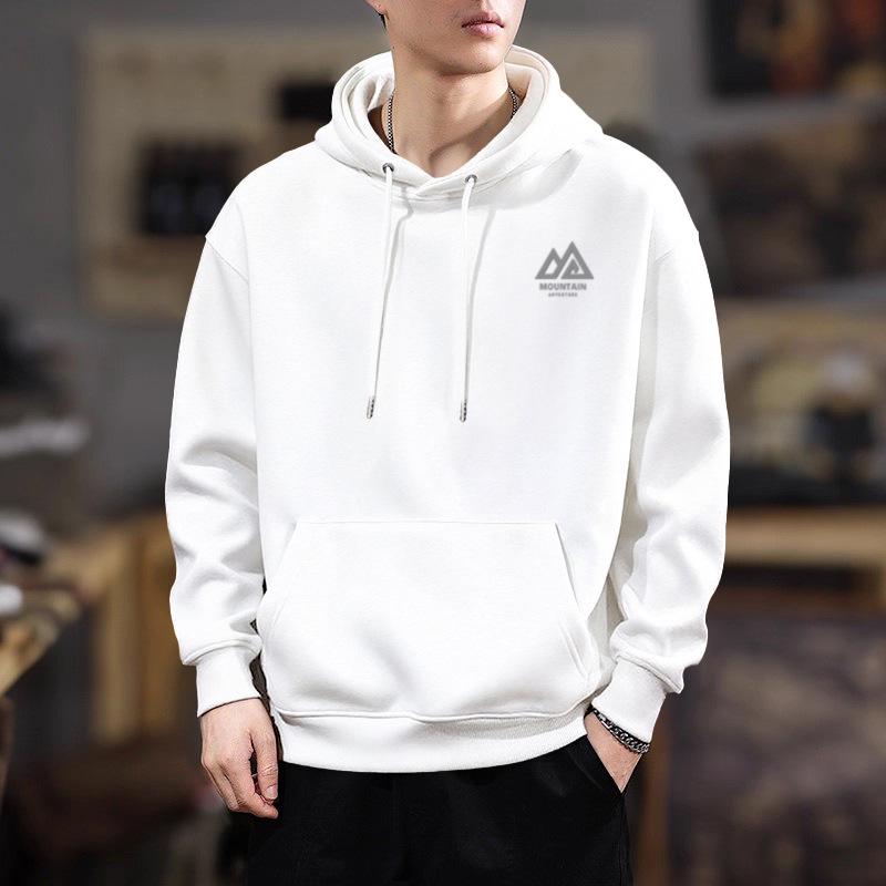 

Men s Heavyweight American Style Hoodie - Autumn/Winter Trendy, High Street Loose Fit, Plus Size. XL (150-180 lbs)