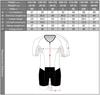 Tuta da Ciclismo Skinsuit Chrono Suit Manica Corta Uomo HVP-025, Rossa, 3XL