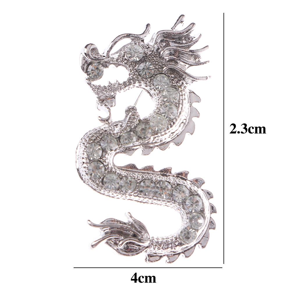 Dragon 1 pcs Gift Badge Men's Collar Suit Accessories Jewelry Corsage Brooch Pins