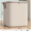 Houndstooth Large Capacity Waterproof Storage Bag - Moisture-proof Non-woven Fabric Organizer for Clothes 