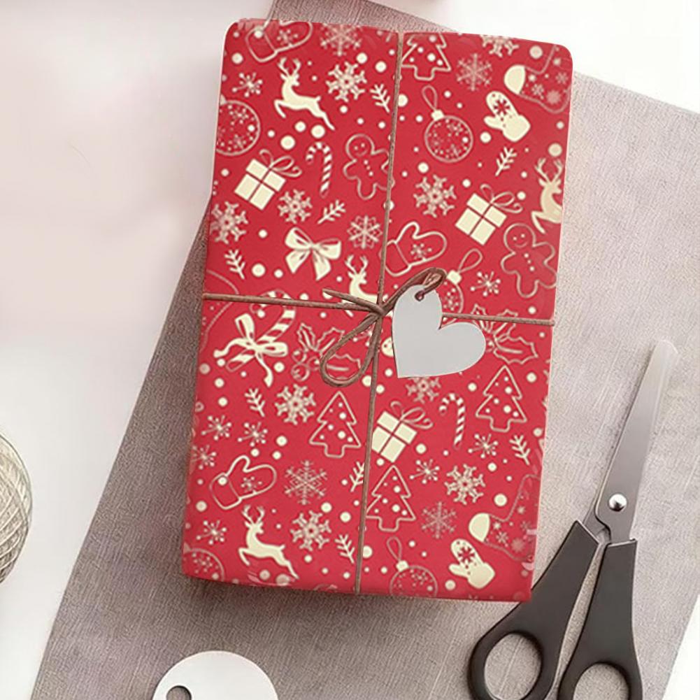 Funny Gift Wrap Christmas Wrapping Paper Set with Festive Patterns for Diy Crafts Presents Holiday Gift Wrap for Friends