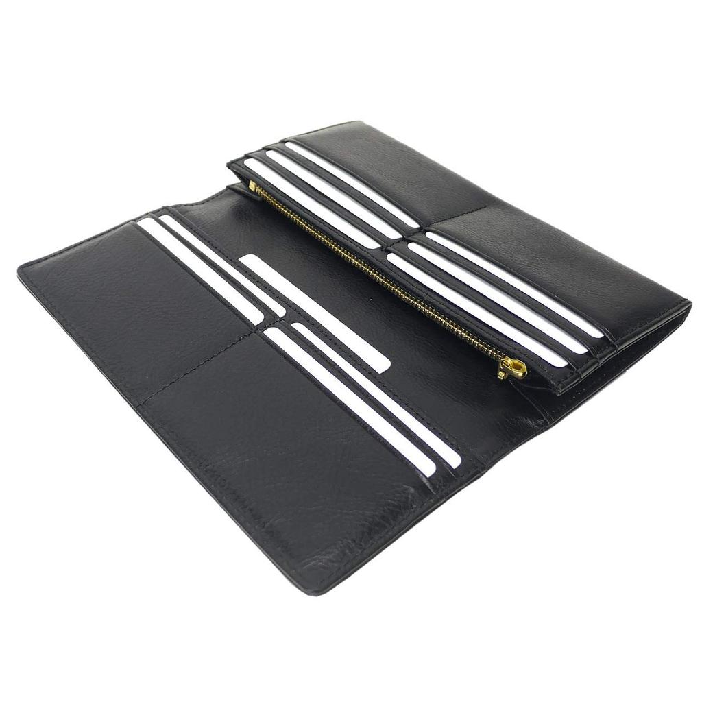 Long Wallet Genuine Leather Wallet Series [Peanuts] Men's Women's "PIRATE" [73251] (Black)