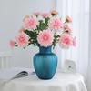 Artificial Wet Feeling Single Dahlia Artificial Flower Home Living Room Decoration Valentine'S Day Wedding Party Decoration