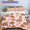 3pcs Christmas Decorations Bedding Set, Breathable and Soft, Suitable for All Seasons, Ideal for Home Use, Suitable for Bedroom Decor 21141