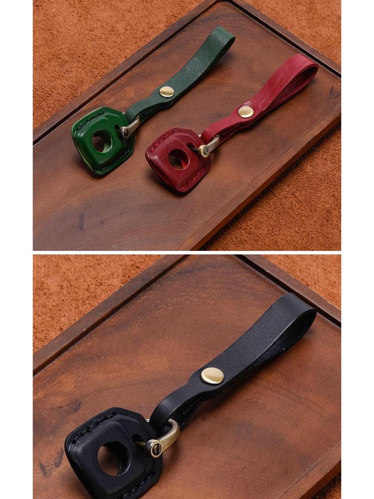 Vintage Genuine Leather Key Case for Harley Sportster, Pan America, and Nightster