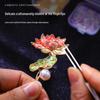 Mother-of-Pearl Hairpin Craft Kit: Brooch & Hairpin Shell Fragments - Perfect Mother’s Day Gift