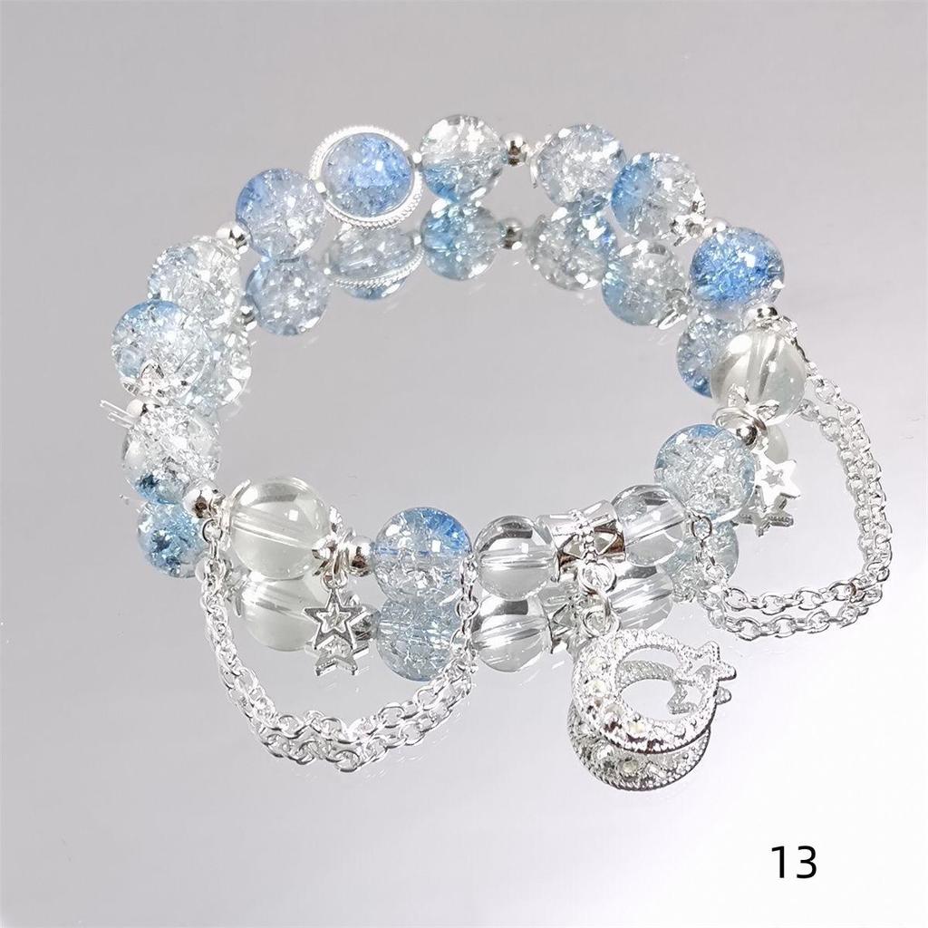 Mori Style Starry Sky Crystal Butterfly Bracelet - Elegant, Versatile Fairy Design for Women and Best Friends