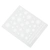 12 Sheets Nail Art Stickers Christmas Self Adhesive Snowflake Manicure Decals Accessories for Women Girls