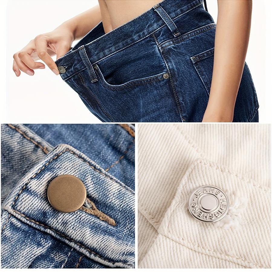 10 Pieces of Denim Buttons, Adjustable and Detachable, Sewing Free Denim Clothing Buttons, Clothing Accessories.