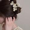 Acrylic Flower Hair Claw Cute Hairpin Rhinestone Hair Clip Fashion   Female