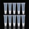 10 Stück 5ml Leere Lipgloss-Tuben Lippenstift-Röhrchen Lippenbalsam Weiche Röhrchen Make-up Auspressbare Klare Lipgloss-Behälter Flaschen