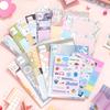 12pcs Journal GO Little Mechanism Material Pack No Cutting Memo Pads  Scrapbooking Decoration