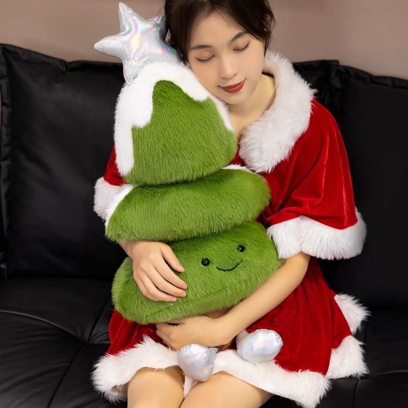 Christmas Tree Plush Toy With Pp Cotton Filling For Holiday Decor And Childrens Gifts