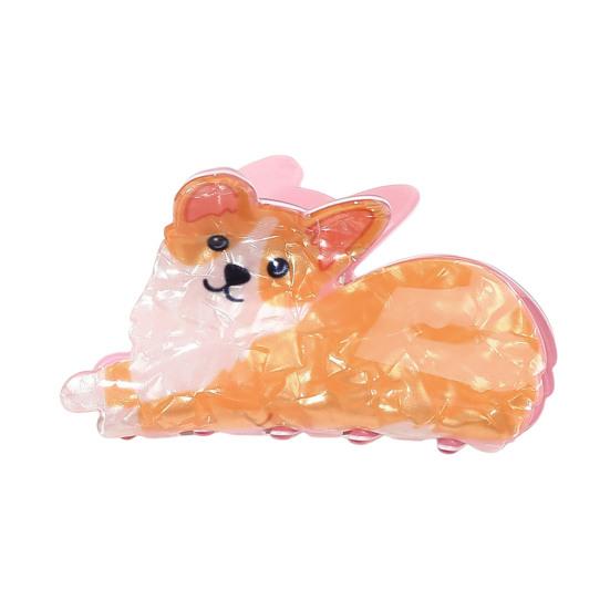 Acryl-Haarkralle, Cartoon-Tierform, Haarspange, Federdesign, rutschfest, starker Halt, Hinterkopf, Hai-Haarspange, Haar-Accessoire