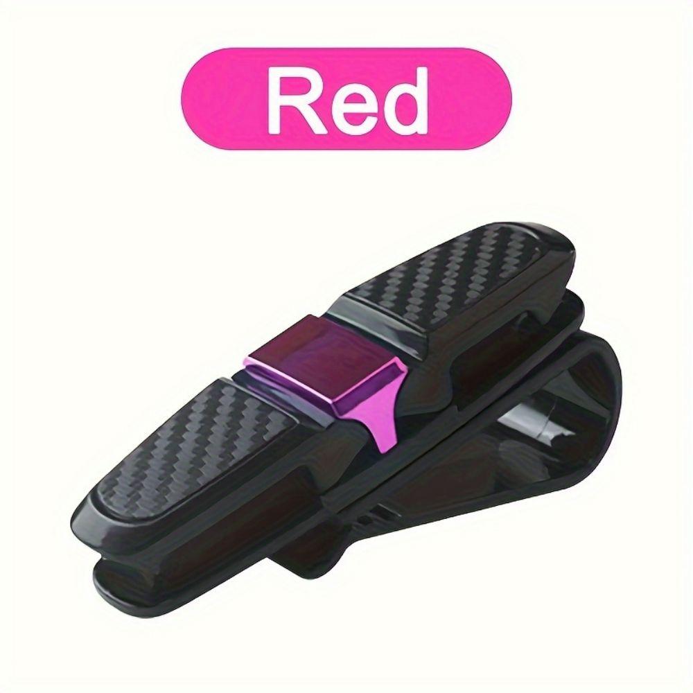 Car Glasses Case Universal Car Sun Visor Glasses Holder Sunglasses Clip Card Ticket Eyeglasses Holder Auto Interior Accessories