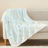 Thick Flannel Fleece Blanket - Star Series, Skin-Friendly Warm Single Throw, Cozy for Home & Guest Room, Halloween & Christmas Decor