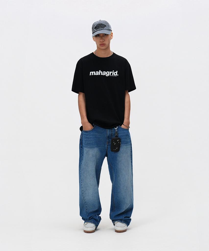 MAHAGRID Basic Logo Tee Black(Mg2Cmmt502A)
