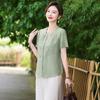 Xiaofu Women's Plus Size Summer Short Sleeve Apparel