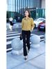 Women's Fashion Slim-Fit Long Sleeve Blouse - Early Autumn 2024