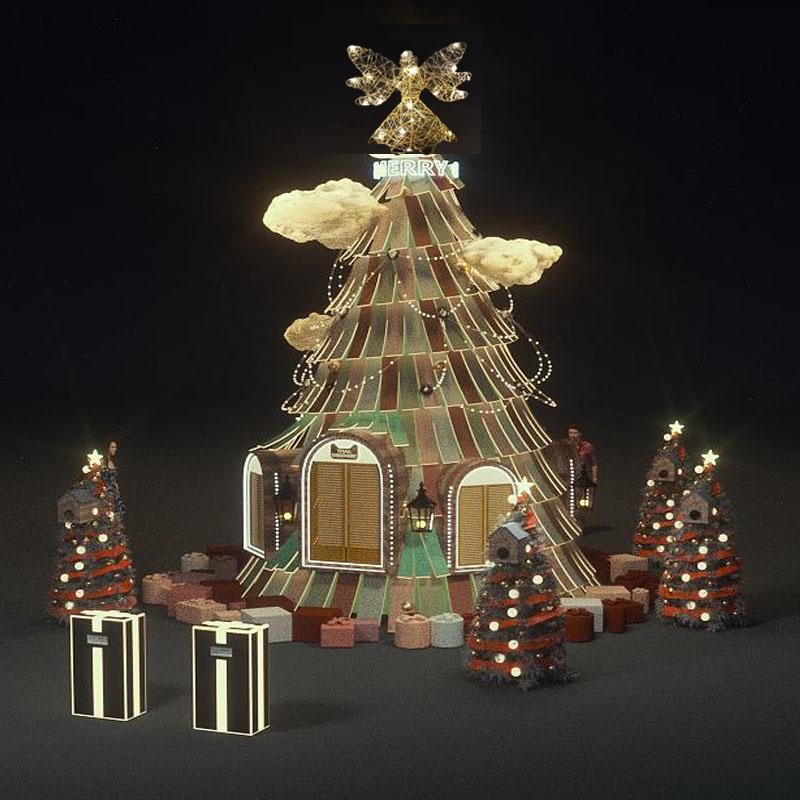 Christmas Tree Iron Angel Topper Glitter Ornaments Party Decoration Xmas Decor Angel