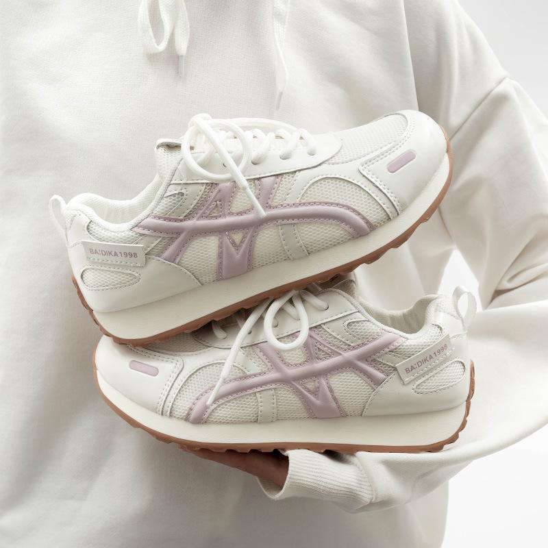 Breathable Forrest Gump shoes season platform casual sneakers retro little white shoes mesh board shoes 40