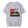 T-shirts Konsttryck Japansk Stil Retrobil 90-tal 100% Bomull Sommar EU-storlek Toppar Casual Harajuku Kortärmad Lös