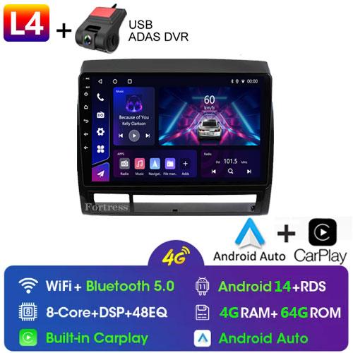 2Din 9" Android 13 Car Radio Player For Toyota Tacoma 2 HILUX 2005-2013 Carplay GPS Navi Head Unit 2din Stereo DVD