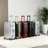Aluminum Magnesium Alloy Trolley Case with Universal Wheels - 32" Extra Large Suitcase, Sports Edition for Men & Women