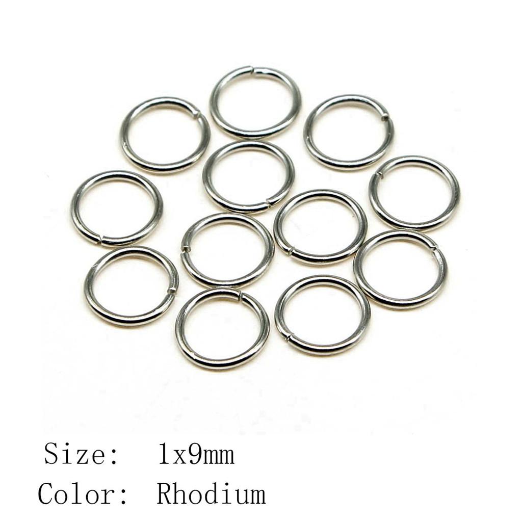 Father's Day Jewelry Materials Split Rings 5 Colors 9 Sizes Accessories Parts Women's Clothing Accessories For Women
