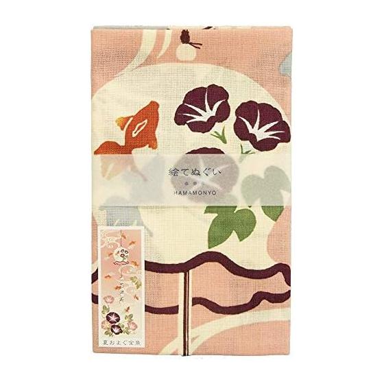 Hamamonyo Tenugui Towel - Summer Swimming Goldfish, 100% Cotton, 34cm x 90cm