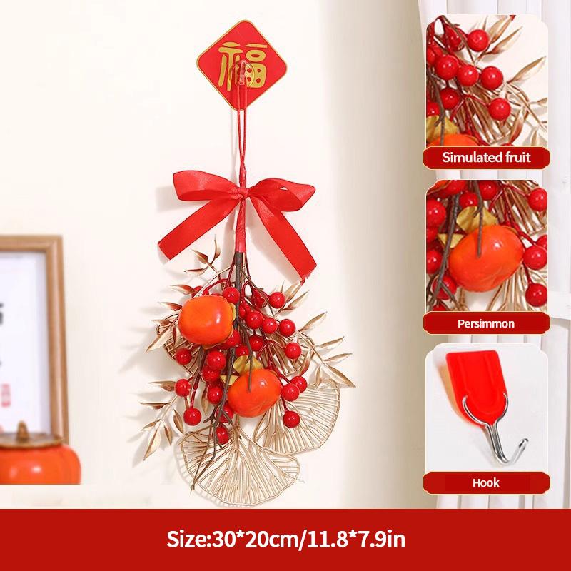 Chinese New Year Decorations 2026 Lucky Fortune Hanging Pendants Traditional Spring Festival Living Room Hanging Ornaments