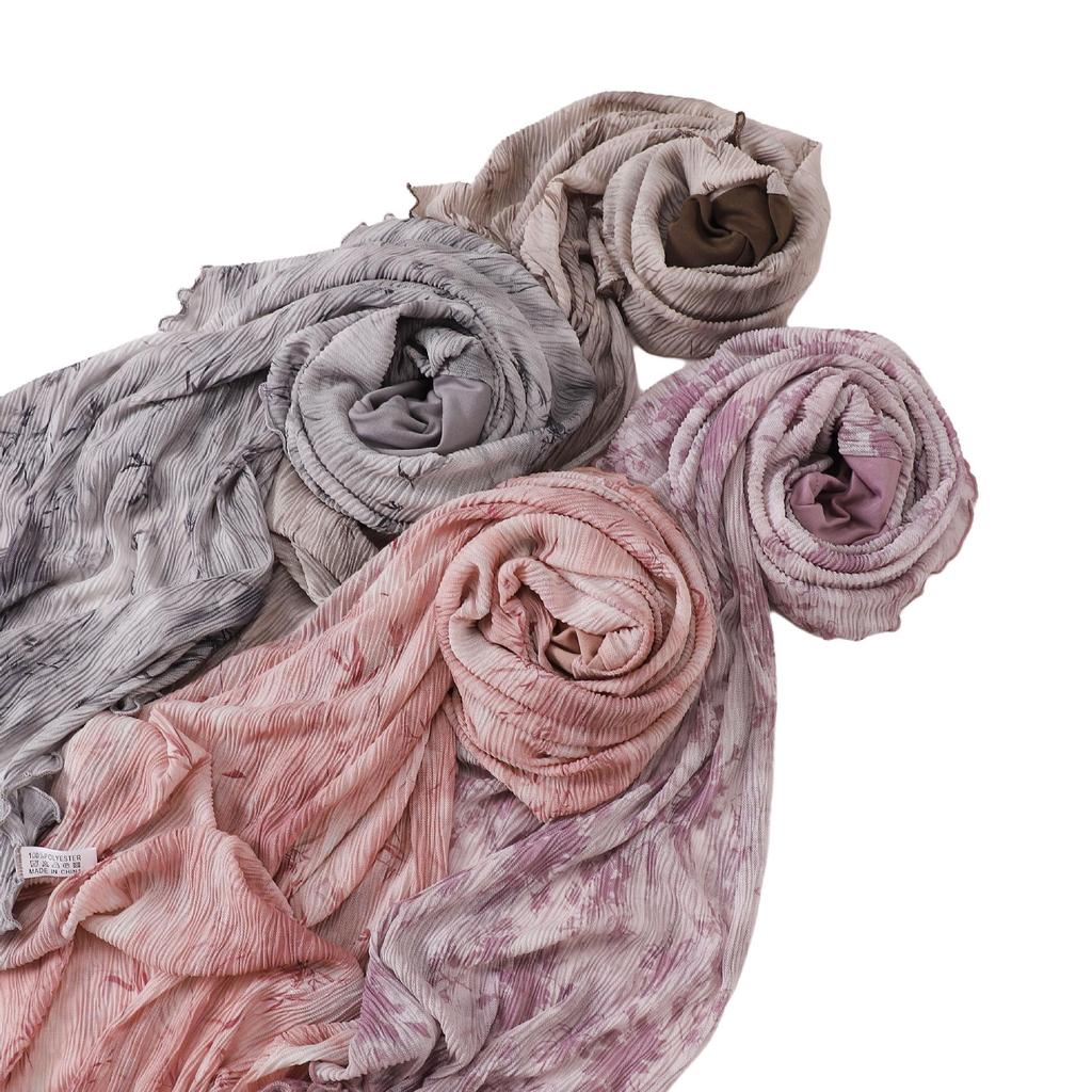 Vintage Mesh Ruched Snood: Elastic Headscarf & Wrap