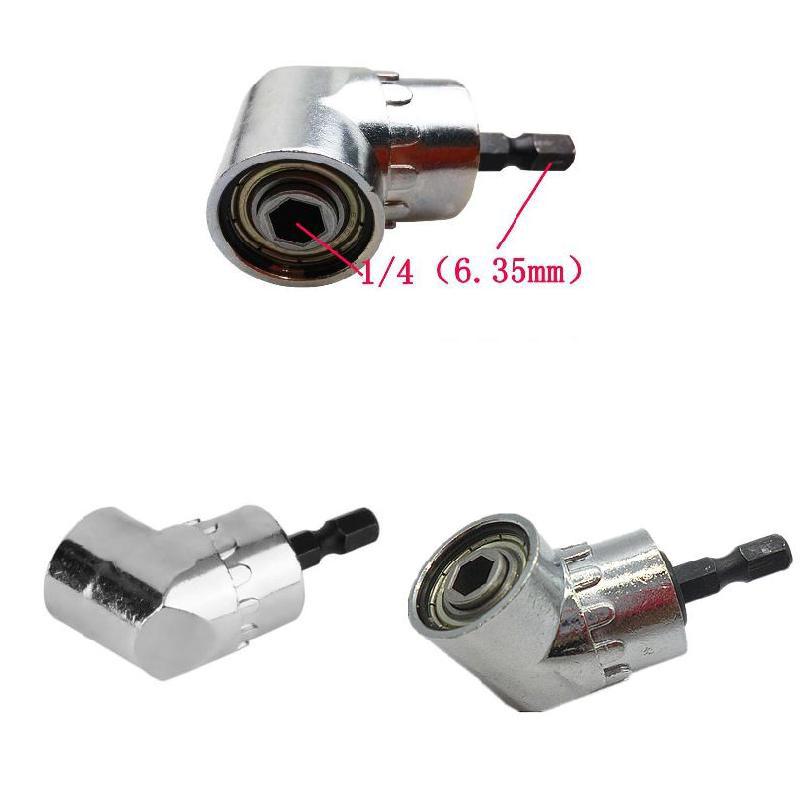 1PCS Right Angle Drilling Corner Screwdriver Holder Drill Bit 105 Degree Extension