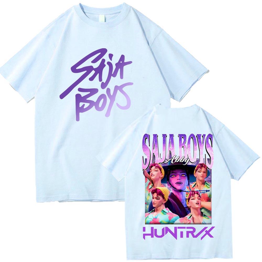 Abby Saja Boys K-pop Demon Hunters Shirt Summer Graphic Shirts Fan Gift