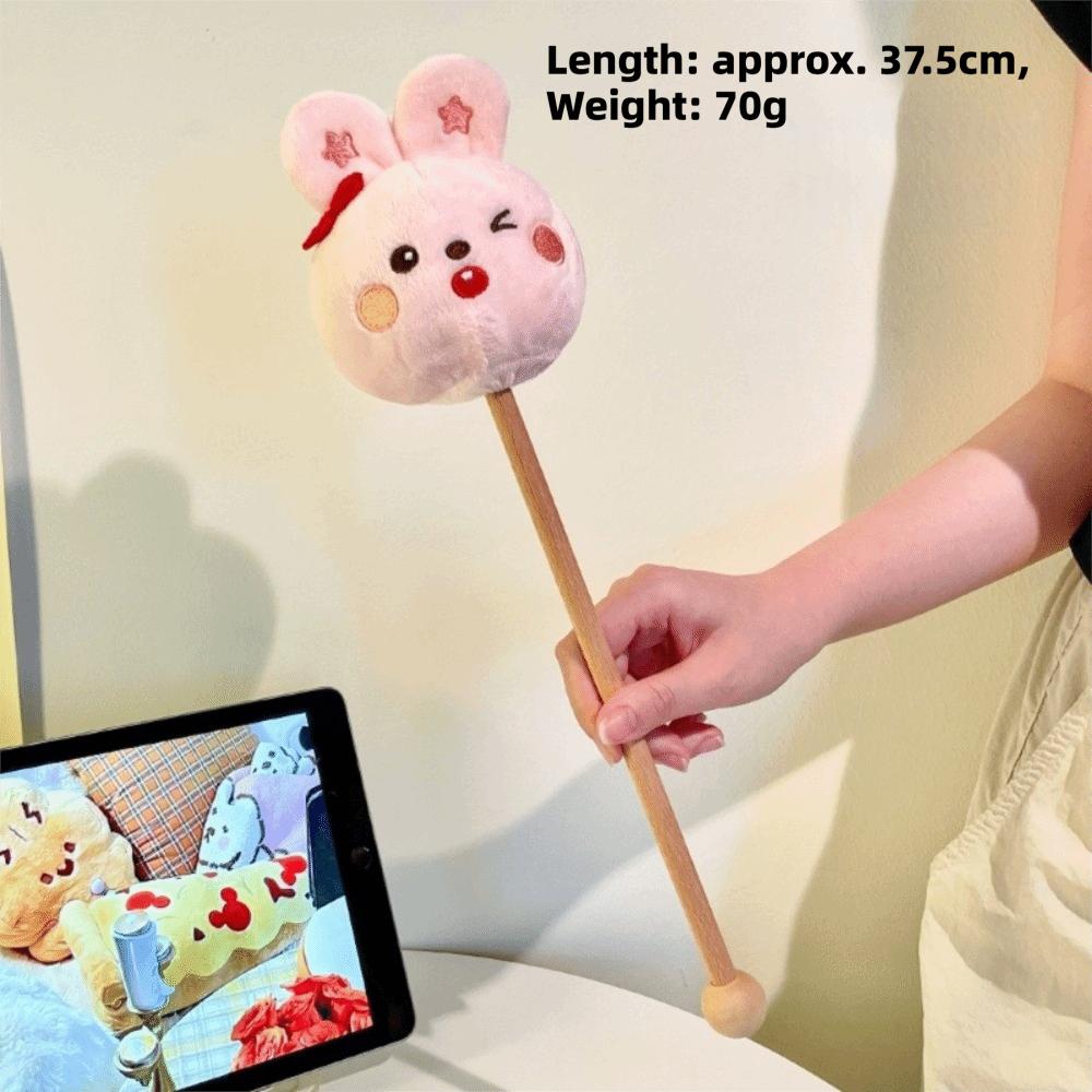 Akupressur-Massagehammer Plüschmaterial Handgehaltener Hammer Massagestab Nackenmassage