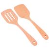 2Pcs Wooden Spatula Set Environmentally NoStick High Temperature Resistant Flat Spatula for Home
