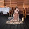 Positioned Print Loose Spaghetti Strap Dress for Women, Summer Bohemian Lazy Vacation Style