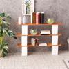 Solid Wood Mini Cabinet Bookshelf Model Dollhouses Accessories For Bedroom Kitchen Living Room Tiny House Decoration